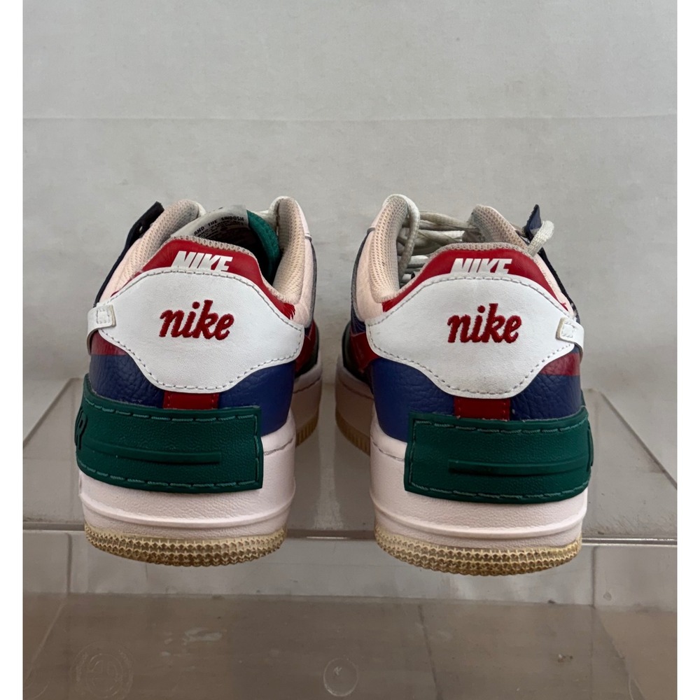 Nike Air‎ Force 1 Shadow Mystic Navy White Echo Pink Wmns Size 9 CI0919 400 - Picture 4 of 11